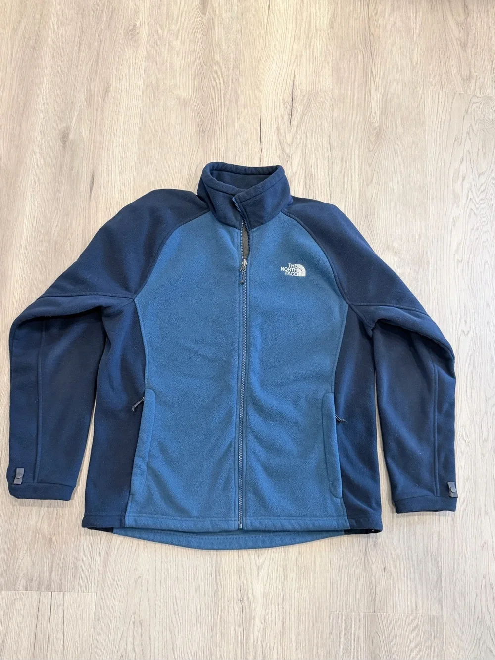 The North Face Men’s Fleece Jacket - Navy and Blue (L)